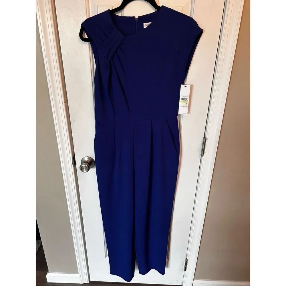 Calvin Klein pants suit, sexy, classy ankle with pockets no sleeves new with tag